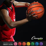 SIZE 7 RUBBER BASKETBALL ORANGE