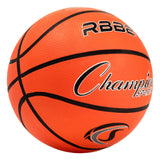 SIZE 5 RUBBER BASKETBALL RED