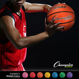 SIZE 5 RUBBER BASKETBALL RED