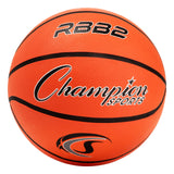 SIZE 5 RUBBER BASKETBALL RED