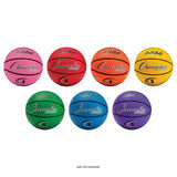 SIZE 5 RUBBER BASKETBALL RED