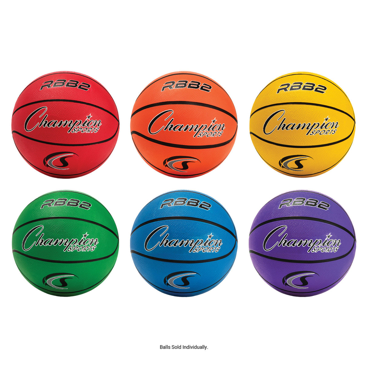 SIZE 5 RUBBER BASKETBALL RED