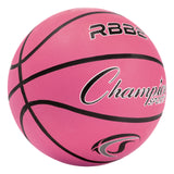 SIZE 5 RUBBER BASKETBALL RED