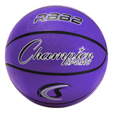 SIZE 5 RUBBER BASKETBALL RED
