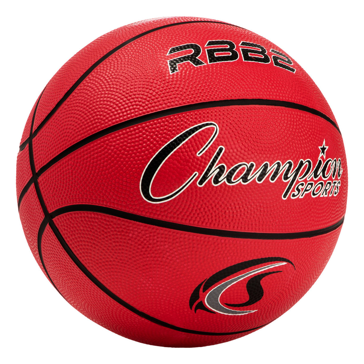 SIZE 5 RUBBER BASKETBALL RED
