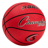 SIZE 5 RUBBER BASKETBALL RED
