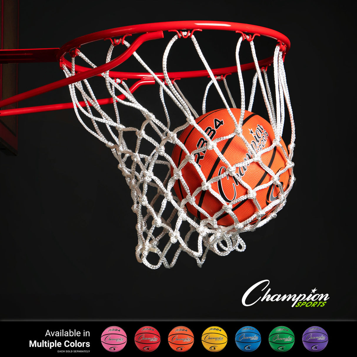 SIZE 6 RUBBER BASKETBALL Red