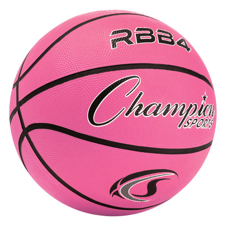 SIZE 6 RUBBER BASKETBALL Red
