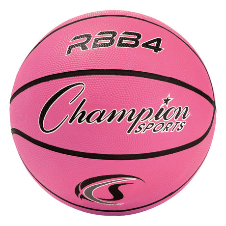 SIZE 6 RUBBER BASKETBALL Red