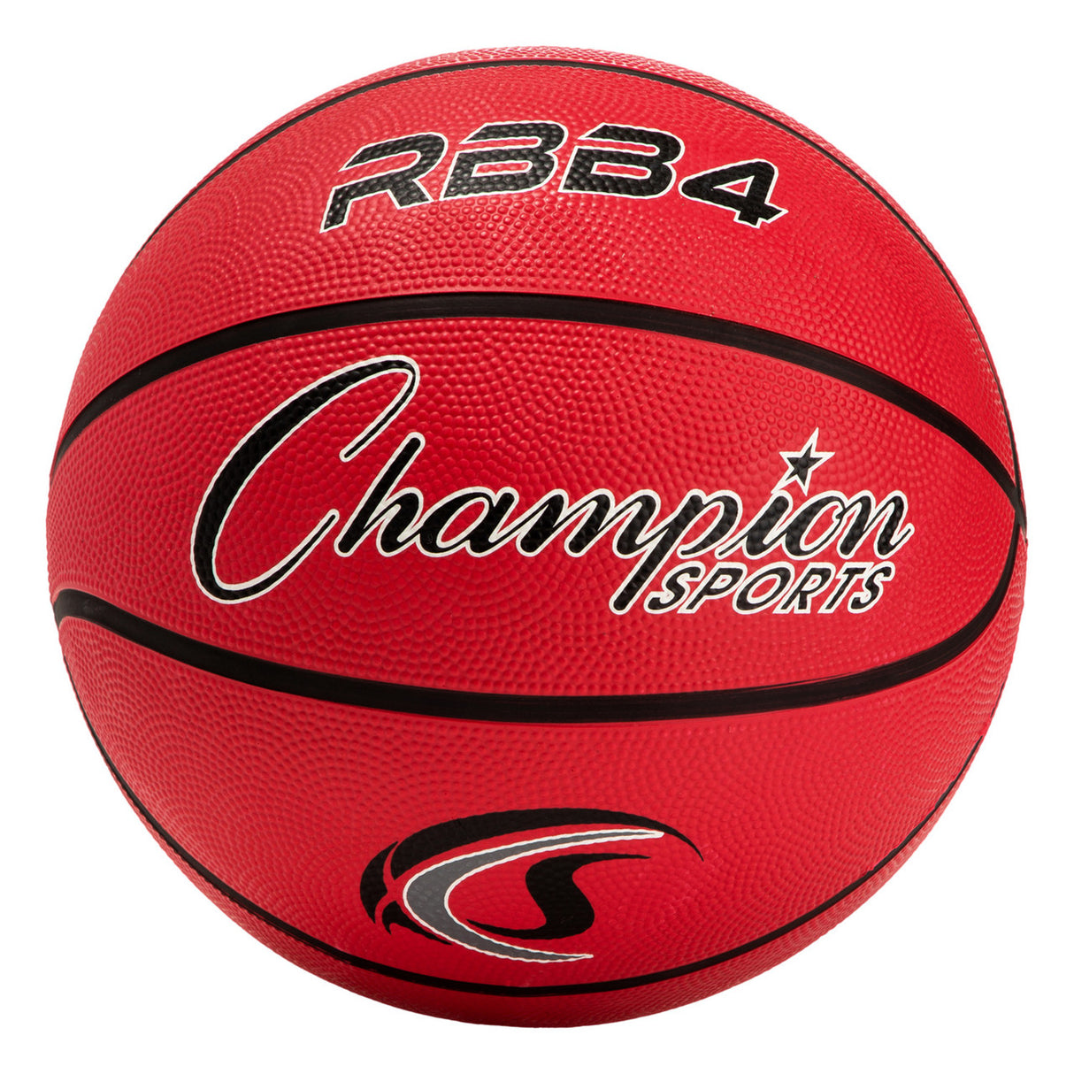 SIZE 6 RUBBER BASKETBALL Red