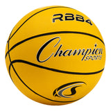 SIZE 6 RUBBER BASKETBALL Red