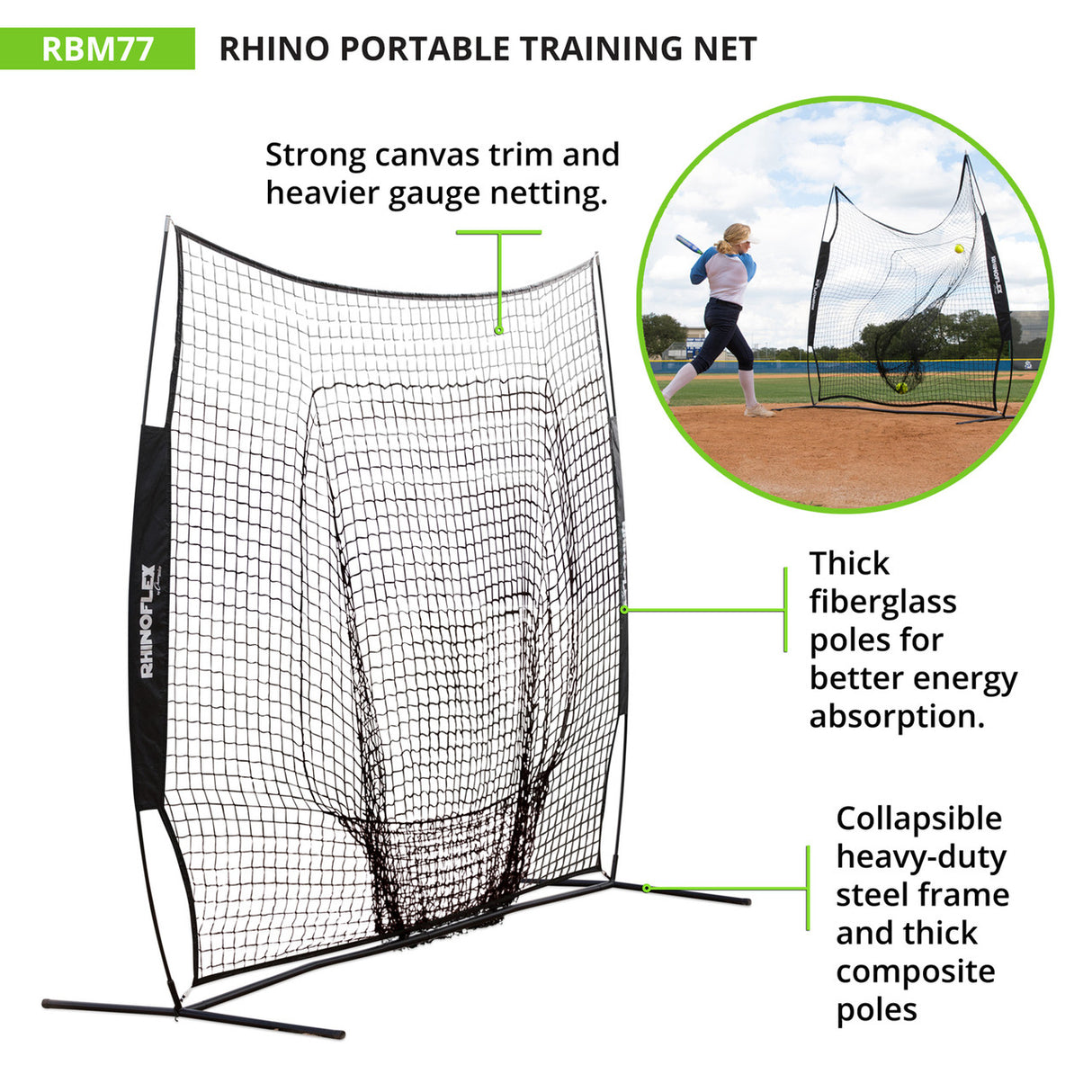 RHINO Flex RHINO FLEX PORTABLE TRAINING NET