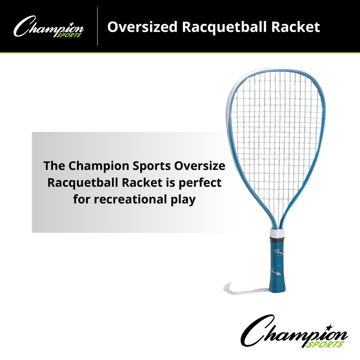 Champion Sports OVERSIZED RACQUETBALL RACKET