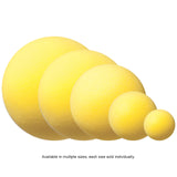 Champion Sports UNCOATED REGULAR DENSITY FOAM BALL 3" D