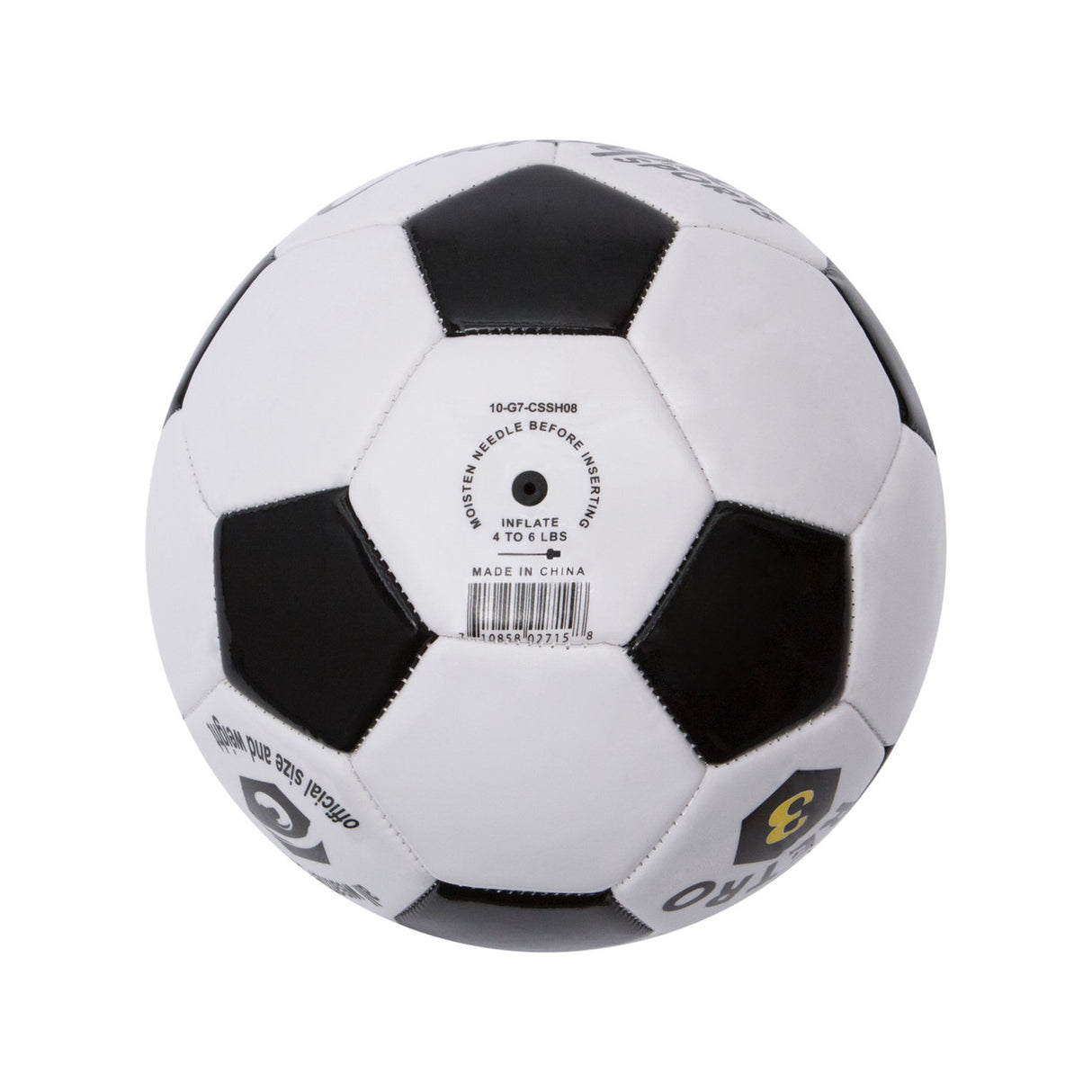 Champion Sports RETRO SOCCER BALL SIZE 3