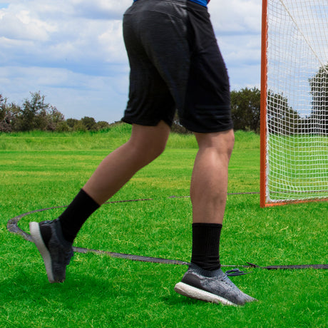 RHINO MEN'S LACROSSE CREASE BLACK