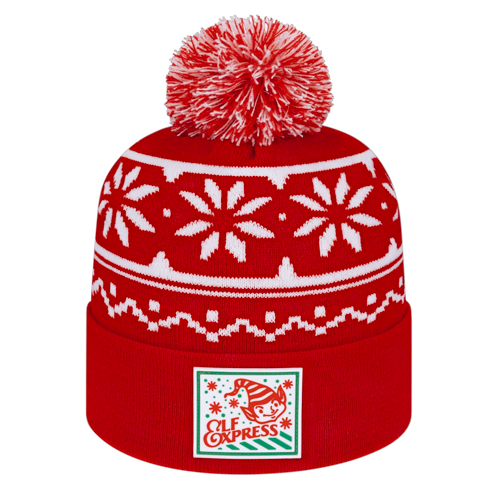 Cap America USA-Made Beanie RKF12 Snowflake Knit Cap with Cuff