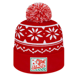 Cap America USA-Made Beanie RKF12 Snowflake Knit Cap with Cuff
