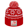 Cap America USA-Made Beanie RKF12 Snowflake Knit Cap with Cuff