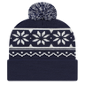 Cap America USA-Made Beanie RKF12 Snowflake Knit Cap with Cuff