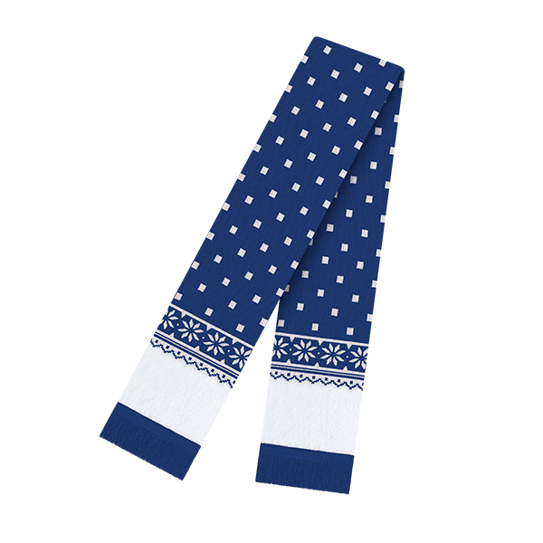 Cap America USA-Made Beanie RKF60 Snowflake Scarf