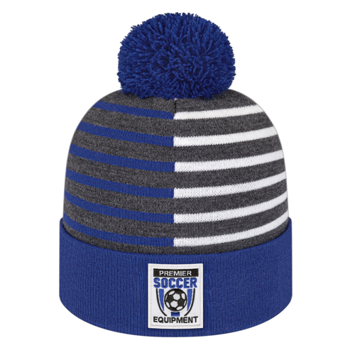 Cap America USA-Made Beanie RKH12 Half Color Knit Cap with Cuff