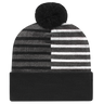 Cap America USA-Made Beanie RKH12 Half Color Knit Cap with Cuff