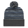 Cap America USA-Made Beanie RKL12 Striped Knit Cap with Cuff