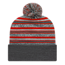 Cap America USA-Made Beanie RKL12 Striped Knit Cap with Cuff