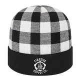 Cap America USA-Made Beanie RKP12 Plaid Knit Cap with Cuff