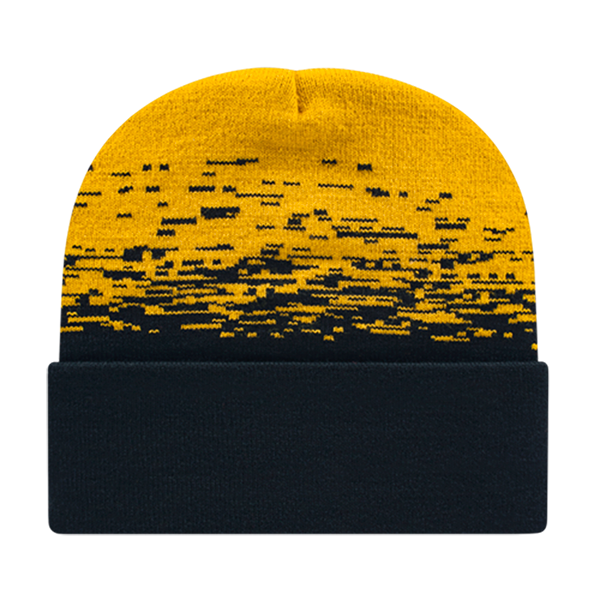 Cap America USA-Made Beanie RKS12 Static Pattern Knit Cap with Cuff