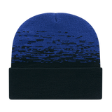 Cap America USA-Made Beanie RKS12 Static Pattern Knit Cap with Cuff