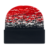 Cap America USA-Made Beanie RKS12 Static Pattern Knit Cap with Cuff