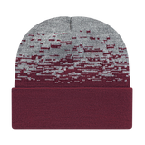 Cap America USA-Made Beanie RKS12 Static Pattern Knit Cap with Cuff