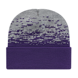 Cap America USA-Made Beanie RKS12 Static Pattern Knit Cap with Cuff