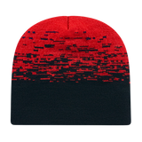 Cap America USA-Made Beanie RKS9 Static Pattern Knit Beanie