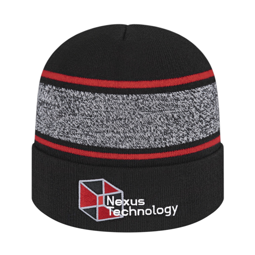 Cap America USA-Made Beanie RKV12 Variegated Striped Knit Cap with Cuff