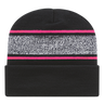 Cap America USA-Made Beanie RKV12 Variegated Striped Knit Cap with Cuff