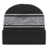 Cap America USA-Made Beanie RKV12 Variegated Striped Knit Cap with Cuff