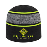 Cap America USA-Made Beanie RKV9 Variegated Striped Beanie