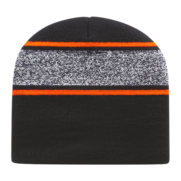 Cap America USA-Made Beanie RKV9 Variegated Striped Beanie