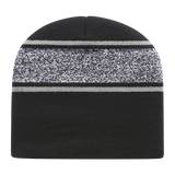 Cap America USA-Made Beanie RKV9 Variegated Striped Beanie