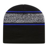Cap America USA-Made Beanie RKV9 Variegated Striped Beanie