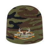 Cap America USA-Made Beanie RKWC9 Woodland Camouflage Knit Beanie