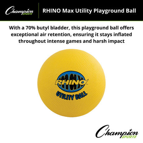 RHINO MAX UTILITY PLAYGROUND BALL 8.5" D