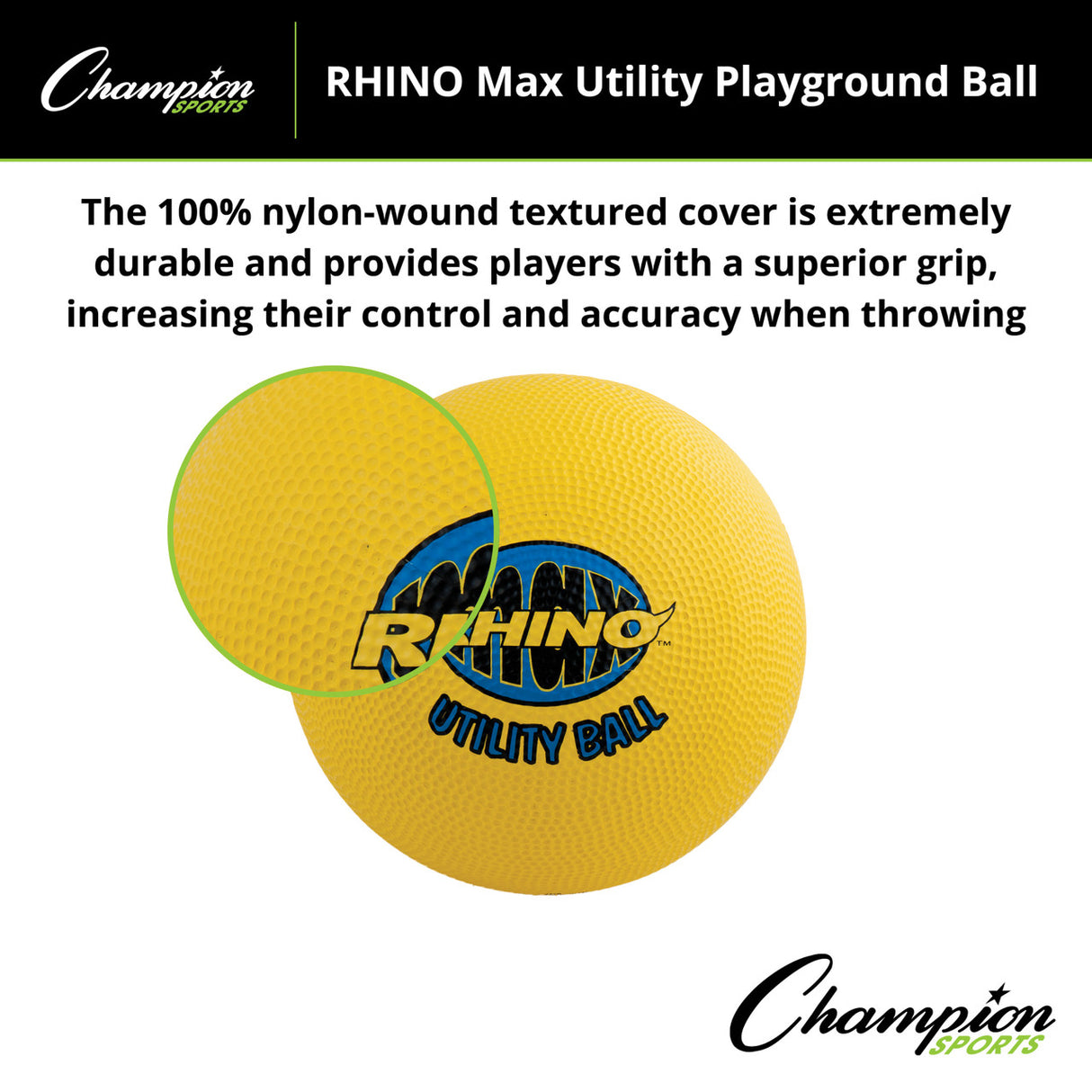 RHINO MAX UTILITY PLAYGROUND BALL 8.5" D