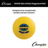 RHINO MAX UTILITY PLAYGROUND BALL 8.5" D