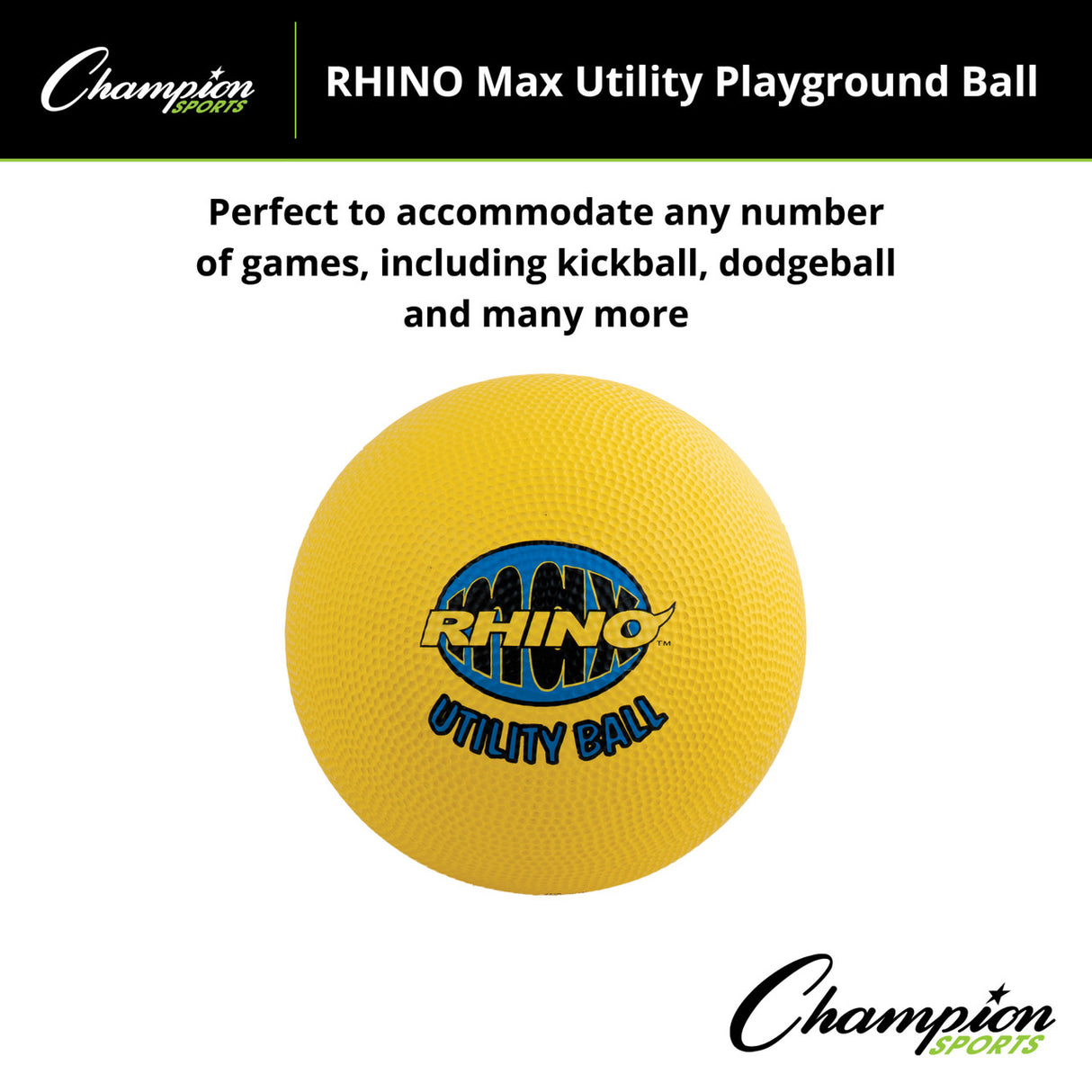 RHINO MAX UTILITY PLAYGROUND BALL 8.5" D