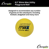 RHINO MAX UTILITY PLAYGROUND BALL 8.5" D
