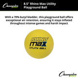 RHINO MAX UTILITY PLAYGROUND BALL 8.5" D